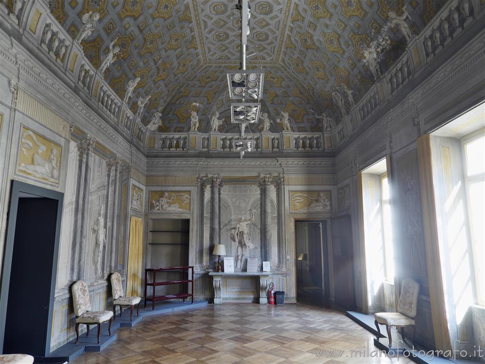 Biella (Italy) - Southern half of the Galliari Hall of La Marmora Palace